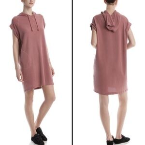 ATM Anthony Thomas Melillo Faded Hooded Dress. B8